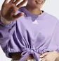 Футболка жіноча Adidas Dance Crop Versatile Sweatshirt Violet IC6685