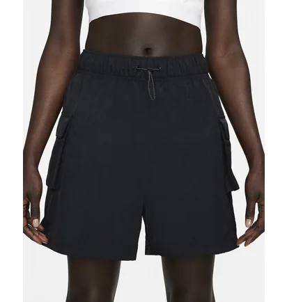 Шорти жіночі Nike Sportswear Essential Woven High-Rise Shorts Black Dm6247-010