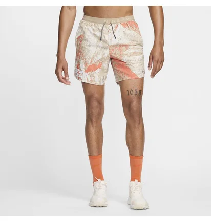 Шорты мужские Nike Trail Stride Dri-Fit Slip Beige/Orange FV9949-247