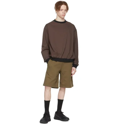 Світшот чоловічий AFFXWRKS Nylon Brown SS22ML01