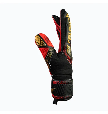 Рукавиці воротарські чоловічі Reusch Attrakt Silver Black/Red 5570215-7075