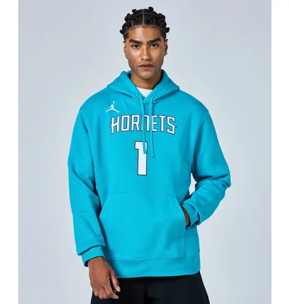 Худи мужское Air Jordan Charlotte Hornets Club Light Blue FB4791-415