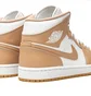 Кроссовки мужские Air Jordan 1 Mid White/Brown 554724-271