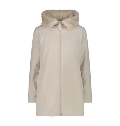 Куртка женская CMP Fix Hood Twill Beige 34K0236F-A238