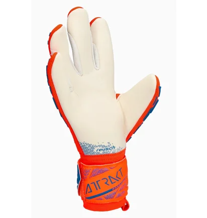 Рукавиці воротарські дитячі Reusch Attrakt Freegel Silver Premium Orange/Beige 5472235-2210
