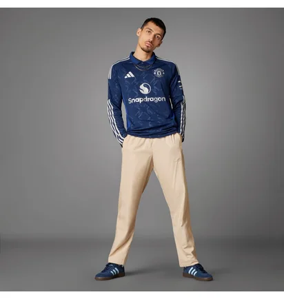 Кофта чоловіча Adidas Manchester United 24/25 Long Sleeve Away Jersey Blue IT1984