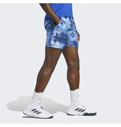 Шорты мужские Adidas Melbourne Ergo Tennis Graphic Shorts Blue Ht7211