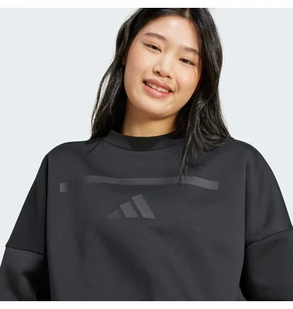 Свитшот женский Adidas Z.N.E. Sweatshirt Black JE7855