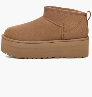 Угги женские UGG Classic Ultra Mini Platform Boot Chestnut Brown 1135092-CHE