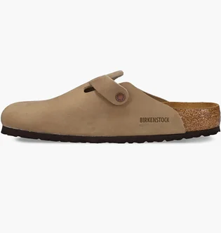 Тапочки чоловічі BIRKENSTOCK Boston Soft Footbed Oiled Leather Clogs Brown 1018147