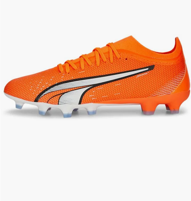 Бутсы мужские Puma Ultra Match Fg/Ag Orange 107217-001