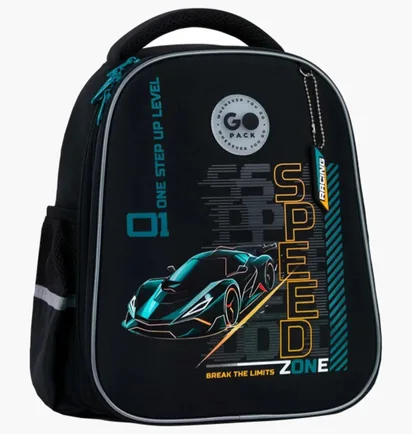Рюкзак детский GoPack Speed Zone Black GO26-165S-5