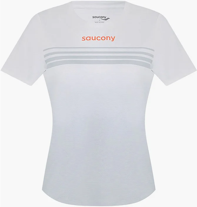 Футболка женская Saucony Endorphin Short Sleeve White SAW800508-CD