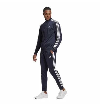 Спортивный костюм мужской Adidas Primegreen Essentials 3-Stripes Blue GK9658