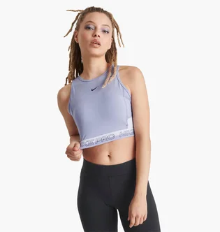 Топ жіночий Nike Pro Dri-Fit Crop Tank Light Blue DX0061-519