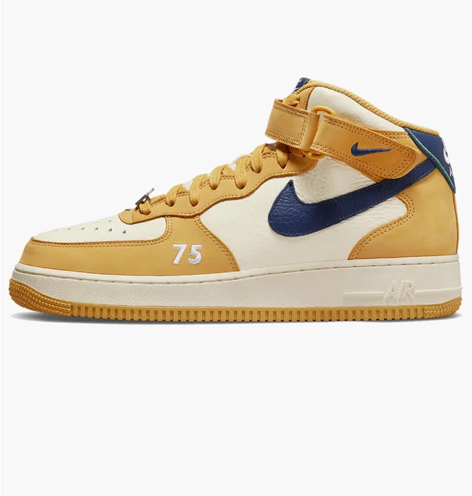 Кросівки чоловічі Nike Air Force 1 Mid Beige/Orange Do6729-700