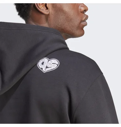 Худі чоловіче Adidas Scribble Fleece Black HY1287