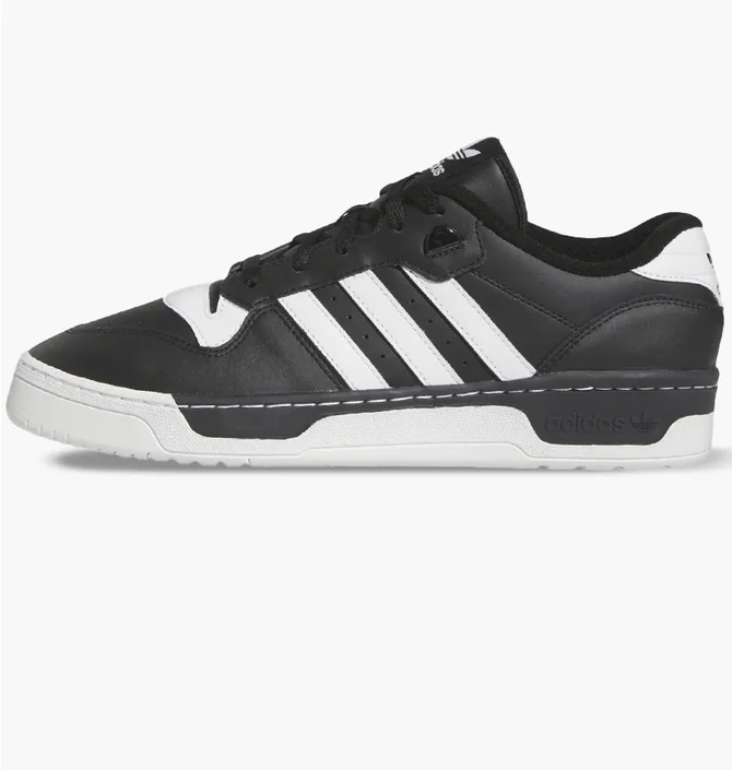 Кроссовки унисекс Adidas Rivalry Low Noir/Blanc Black FZ6327