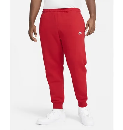 Штаны мужские Nike Club Jggr Bb Red Bv2671-657
