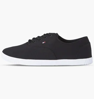 Кроссовки мужские Tommy Hilfiger Canvas Lace Up Sneaker Black FW0FW07805-BDS