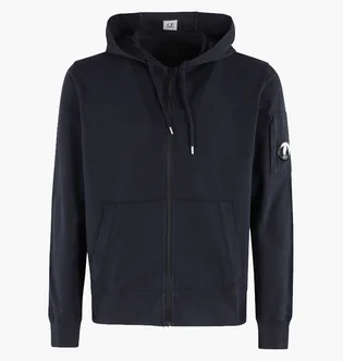 Толстовка чоловіча CP Company Light Fleece Full Zip Hooded Blue 18CMSS057A-002246G-888