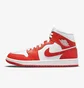 Кроссовки женские Nike 1 Mid Syracuse W Orange/White BQ6472-116