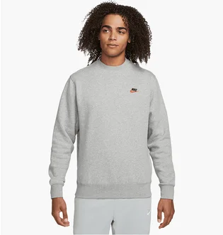 Свитшот мужской Nike Club Fleece Sweatshirt F064 Grey DQ8383-064