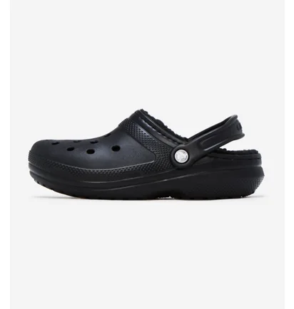 Тапочки унисекс Crocs Classic Lined Clog Black 203591-060