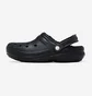 Тапочки унисекс Crocs Classic Lined Clog Black 203591-060