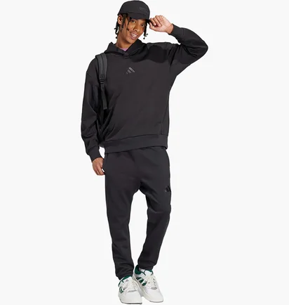 Спортивный костюм мужской Adidas All Szn Fleece Sportswear Black IX1253__IX1246