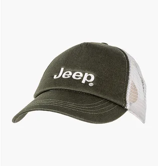 Кепка унисекс Jeep Mesh Cap Embroidery J22W Green/Grey O102604-E844