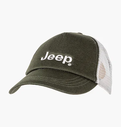 Кепка унисекс Jeep Mesh Cap Embroidery J22W Green/Grey O102604-E844