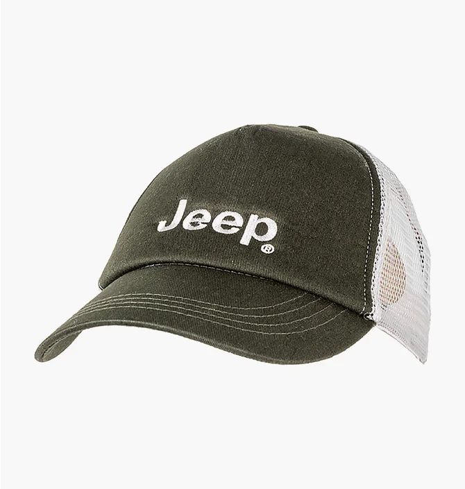 Кепка унисекс Jeep Mesh Cap Embroidery J22W Green/Grey O102604-E844