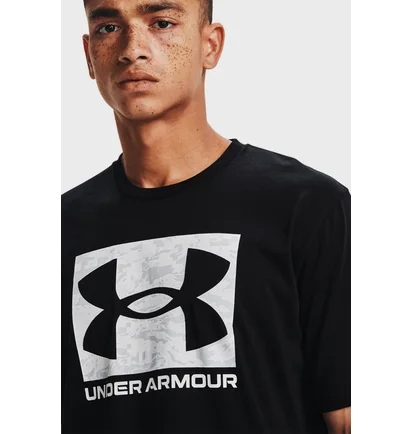 Футболка мужская Under armour Abc Camo Boxed Logo Ss Black 1361673-001