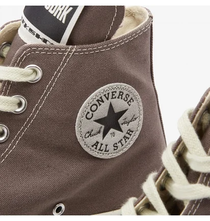 Кеды женские Converse X Drkshdw Turbodrk Laceless Hi Brown A03938C
