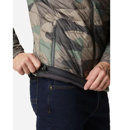 Куртка мужская Columbia Powder Lite™ Hooded Insulated Jacket Camo/Green 1693931-317