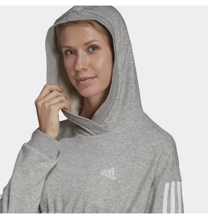Худи женское Adidas Essentials Cotton 3-Stripes Hoodie (Maternity) Grey Hd6755