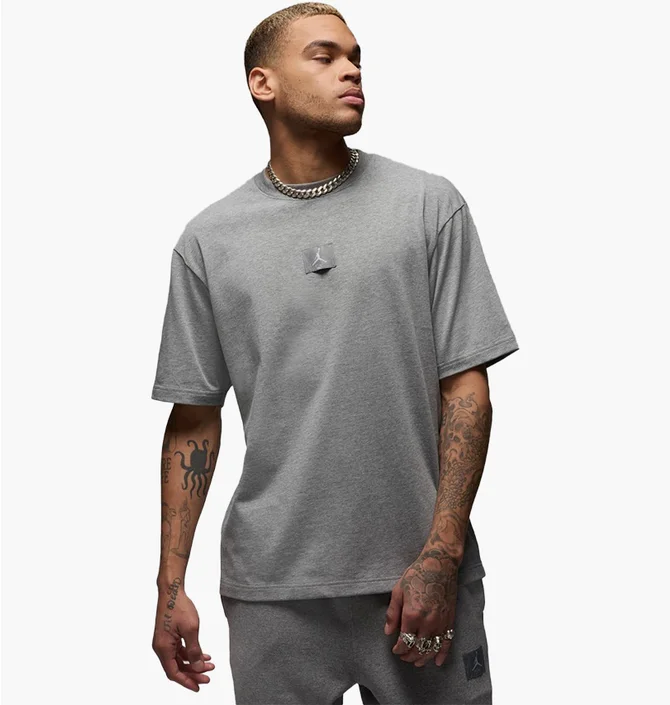 Футболка мужская Air Jordan Flt Essential 85 Ss Crew Grey FZ1912-091
