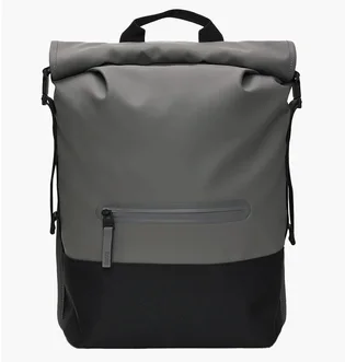Рюкзак унисекс Rains Rolltop Mesh Mini W3 Grey 13350