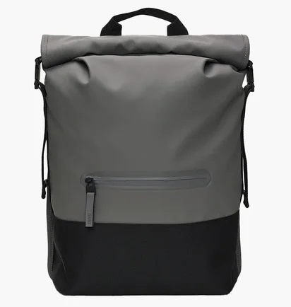 Рюкзак унісекс Rains Rolltop Mesh Mini W3 Grey 13350