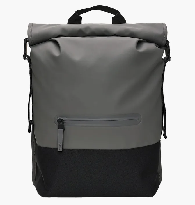 Рюкзак унісекс Rains Rolltop Mesh Mini W3 Grey 13350