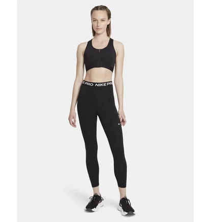 Топ жіночий Nike W Df Swsh Zip Front Bra Black DD1205-010
