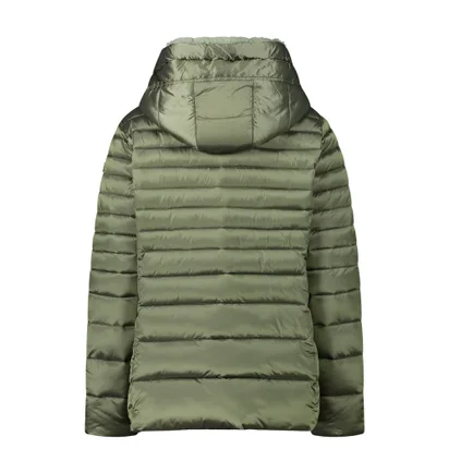 Пуховик женский CMP Woman Jacket Fix Hood Olive 31K3006F-F739
