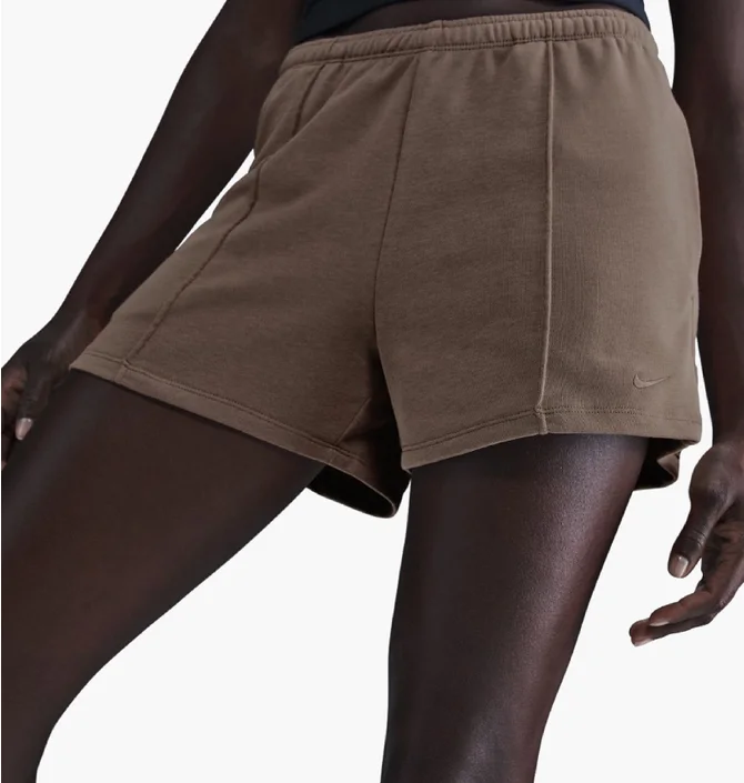 ᐉ Шорти жіночі Nike Nsw Nk Chll Ft Mr 4In Short Brown HF6940-233
