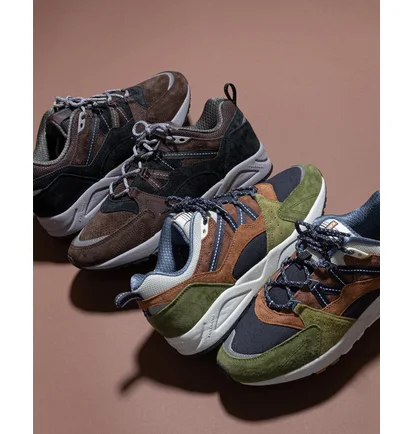 Кроссовки унисекс Karhu Trees Of Finland Pack Fusion 2.0 Brown/Green F804131