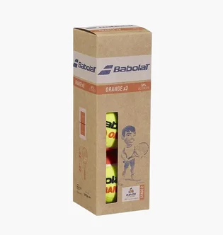 Теннисный мяч Babolat Paper Pack Yellow/Orange 501107-113