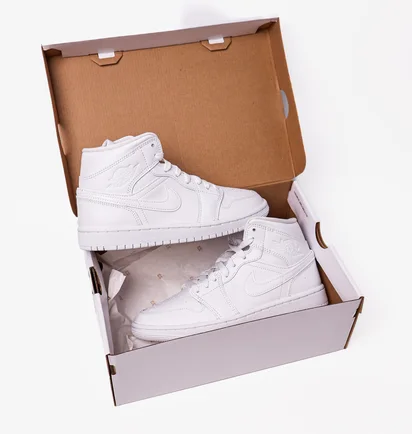 Кроссовки женские Air Jordan 1 Mid White DV0991-111