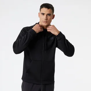 Худі чоловіче New Balance Tenacity Performance Fleece Full Zip Hoodie Black Mj23020Bk