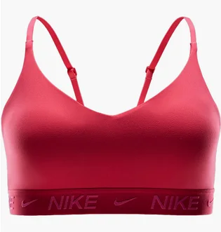 Топ женский Nike Indy Light Support Padded Adjustable Sports Bra Pink FD1062-629