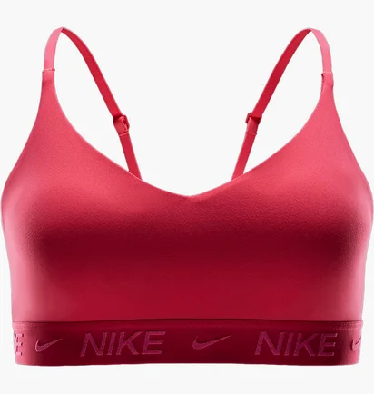 Топ женский Nike Indy Light Support Padded Adjustable Sports Bra Pink FD1062-629